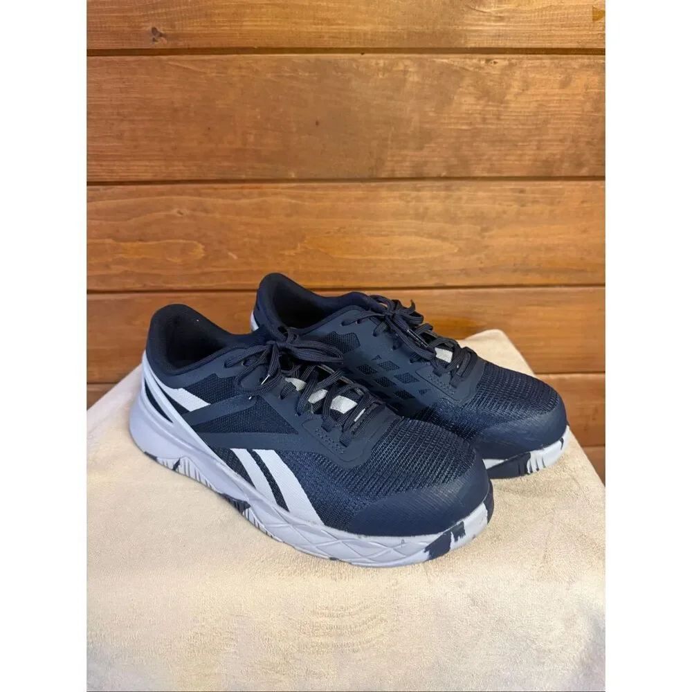 Reebok Mens Work Nanoflex TR athletic work shoes composite toe Sz 7.5